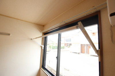 室内物干し可能！