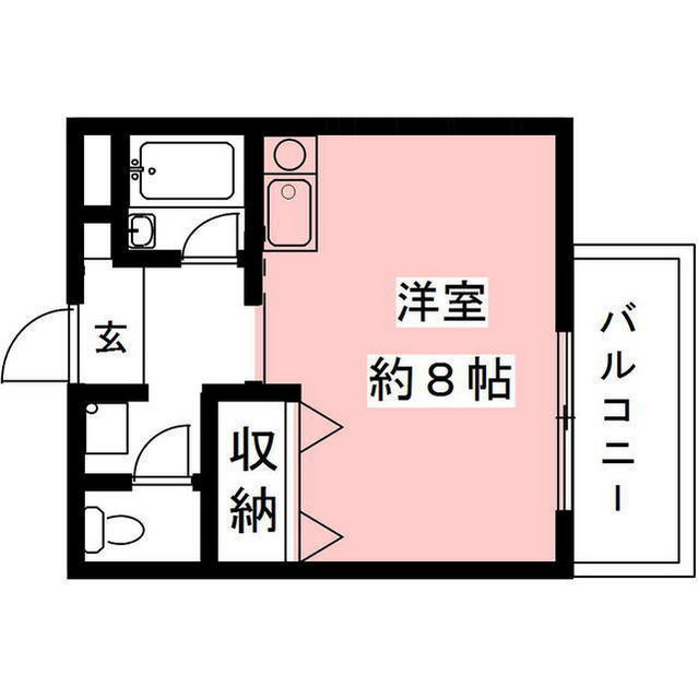岐阜市今嶺３丁目のアパートの間取り