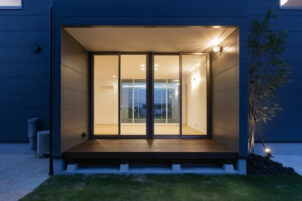 上庄原新築戸建のバルコニー