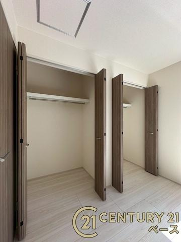 磯城郡田原本町八尾 ／新築一戸建の収納|■現地撮影写真■冬物のコートや季節のものなどたくさんしまえる広さ！
