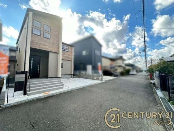 磯城郡田原本町八尾 ／新築一戸建の前面道路含む現地写真|■現地撮影写真■前面道路約６ｍでお車の出し入れも楽々！