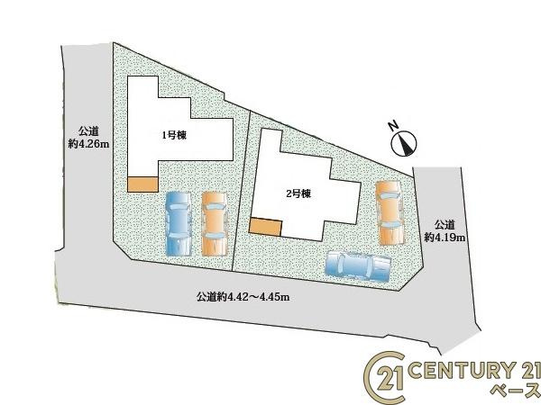 生駒市俵口町 １号棟 ／新築一戸建の区画図|■こちらの物件は１号棟です！■