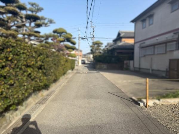 和歌山市東小二里町　土地の前面道路含む現地写真