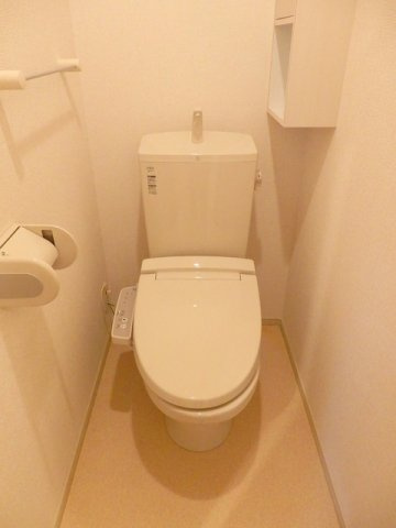 サニーブリーズ物見東　Ａのトイレ|シンプルで使いやすいトイレです