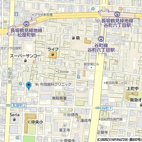 ドゥーエ谷町の地図