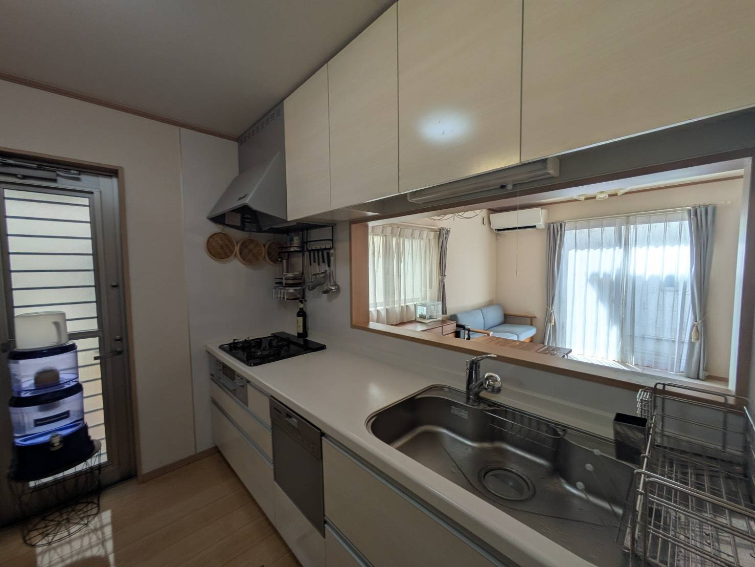 岡山市北区白石東新町　中古住宅のキッチン|◆食洗機付きで家事の負担軽減になりますね！