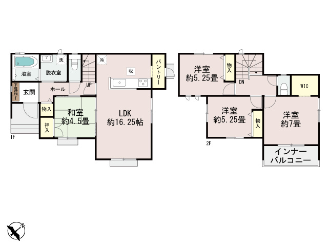 うるま市与那城82　3区画B号棟　新築戸建て