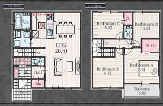  | 【名古屋市中村区城屋敷町3丁目43-1新築戸建2号棟】✨️仲介手数料無料✨️稲葉地小学校・豊正中学校