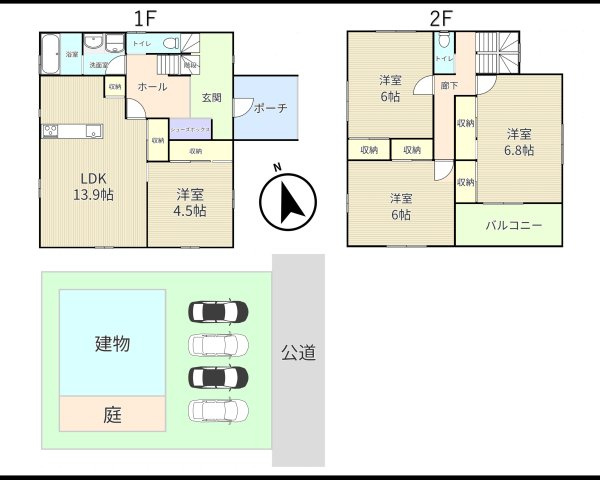 【間取り】 | 北葛飾郡松伏町　築浅中古戸建て北葛飾郡松伏町大字築比地330番地53