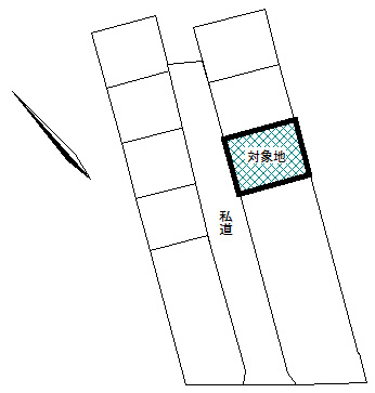 所沢市和ケ原３丁目　売地の土地図＋建物プラン例