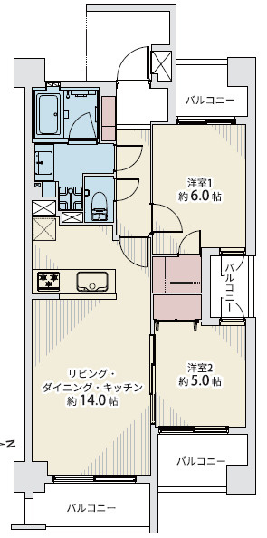 ウィルローズ三ノ輪の間取り