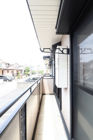 コーポ小倉　Aのバルコニー|暖かな日差しのふりそそぐバルコニー