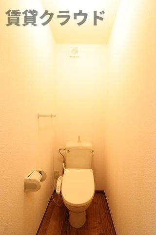 コーポ小倉　Aのトイレ|コンパクトで使いやすいトイレです