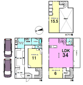 【間取り】 | 糸満市潮﨑　戸建