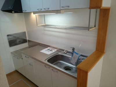 【キッチン】 | パストラルコート岩出　Ⅱ | きれいなキッチンです