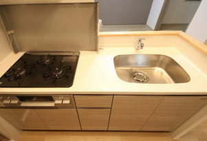 スプランディッド中之島WESTのキッチン