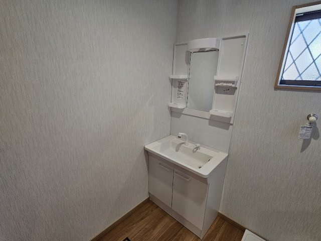 蓮田市貝塚テラスハウスの独立洗面台|洗面所