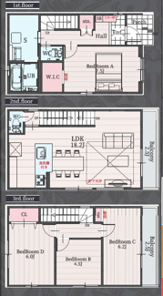  | 【名古屋市瑞穂区雁道町1丁目35-7新築戸建1号棟】✨️仲介手数料無料✨️御剣小学校・瑞穂ヶ丘中学校