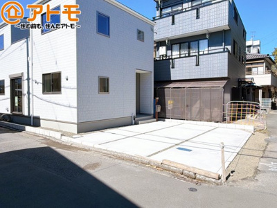 【駐車場】 | 清水区八千代町　新築戸建　全1棟 | 並列２台の駐車スペースです♪