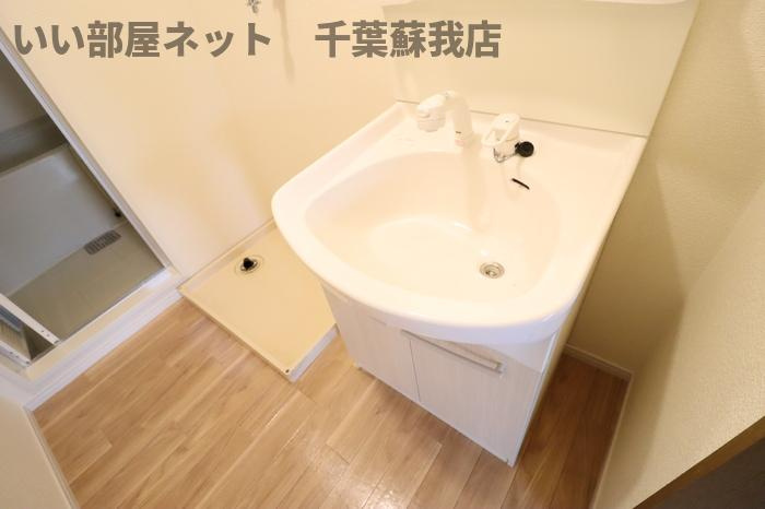 コーポ小倉　Ａの洗面所|使いやすい洗面所です