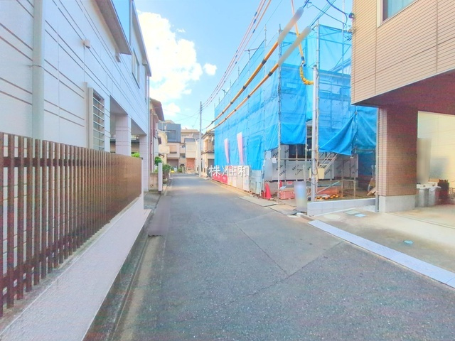 【新築分譲住宅】ふじみ野市丸山1期の前面道路含む現地写真