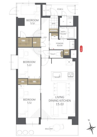 【間取り】ファミール新小岩 