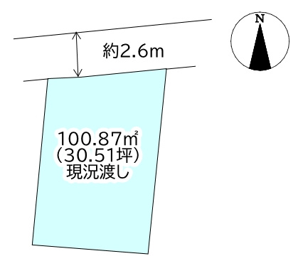 泉池町　売土地の土地図