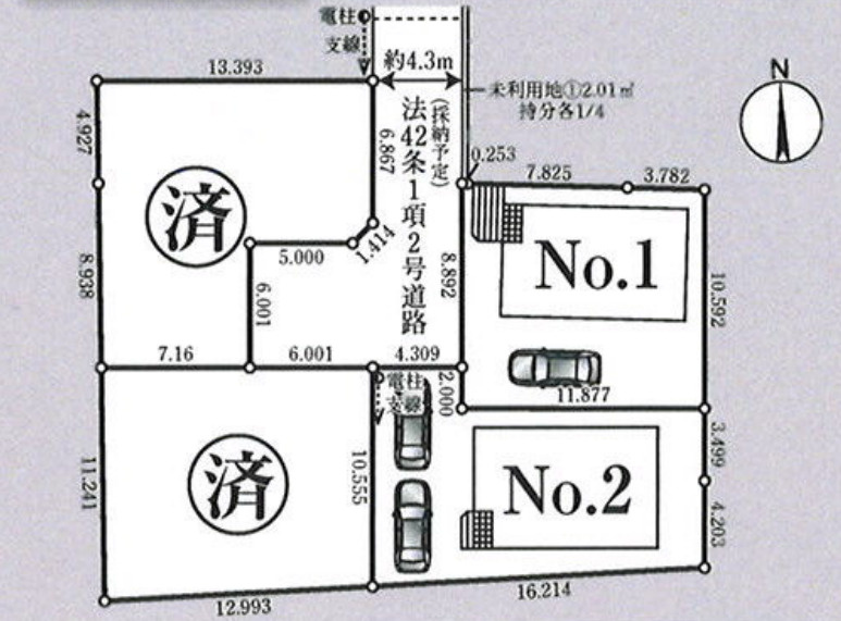 新築/富士見市諏訪　第7の区画図