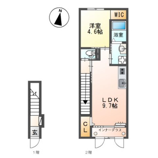 【間取り】 | 仮）ユニヴァリィⅡ岩曽