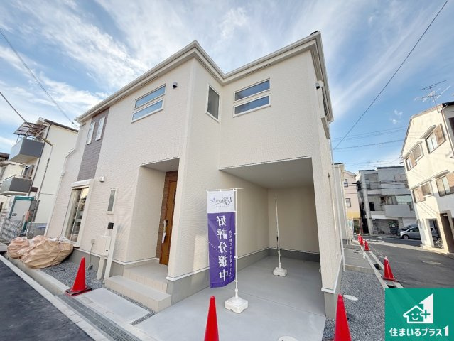 枚方市甲斐田新町　新築一戸建ての外観|お客様に長く安心して住んでいだだける事にこだわった家づくり！住んでからのアフターサービスにもしっかりと取り組んでいます！