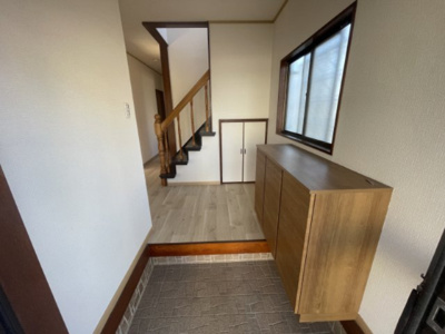 【玄関】 | 真岡市大谷台町4SLDK中古住宅