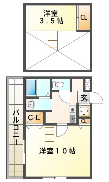 パティオ神戸の間取り