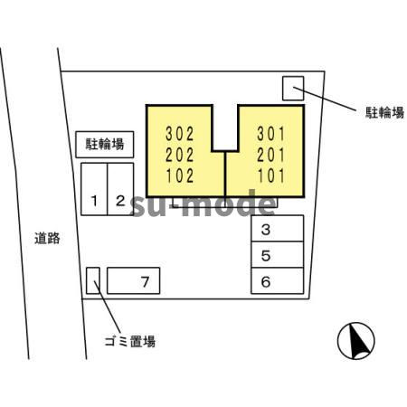 パークコート楓の地図