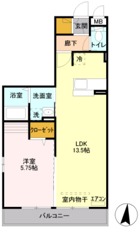 メゾンサカエの間取り