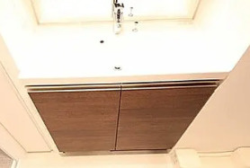 ザ・パークハビオ堂島の独立洗面台