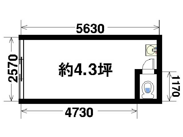 徳本店舗（２丁目）の間取り