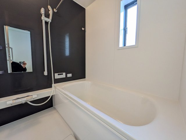 八王子市　川口町　新築一戸建て　８６期の浴室|～のびのびくつろげるバスルーム　１日の締めくくりに癒やしのバスタイムを～