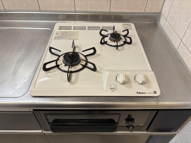 Ｂｌｕｅｂｅｌｌ　菊陽のキッチン|2口ガスコンロ