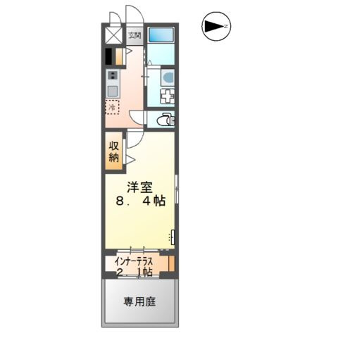 Ｂｌｕｅｂｅｌｌ　菊陽の間取り