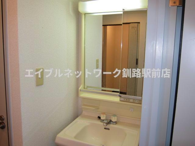クレステージ若竹の洗面所