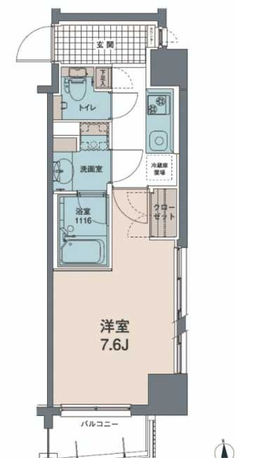 トワ・テ・メゾン　楽器相談　ペット相談　最上階角部屋の間取り