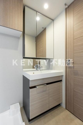 【洗面所】 | テラス大崎 | 脱衣スペースもあります