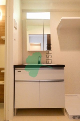 【洗面所】 | ネストピア博多シティ | シンプルで使いやすい洗面台です！