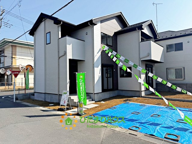 久喜市本町11期　新築一戸建て　リガーレの外観|存在感のあるお家です！