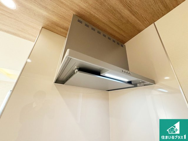 現地説明会開催　木津川市木津南後背　新築一戸建ての設備|汚れにくいスロットフィルタでお手入れラクラク！ＬＥＤ照明付き！