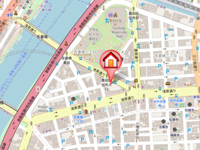 【地図】 | レジディア浅草吾妻橋