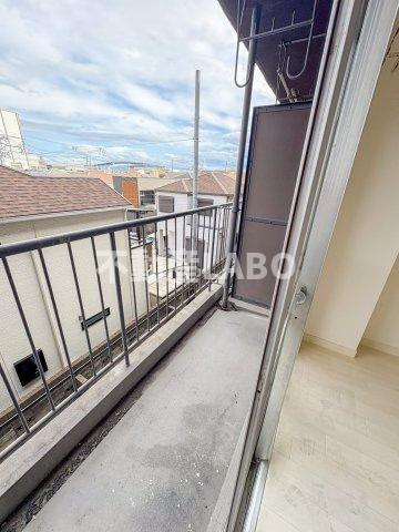 松栄大正ハイツのバルコニー