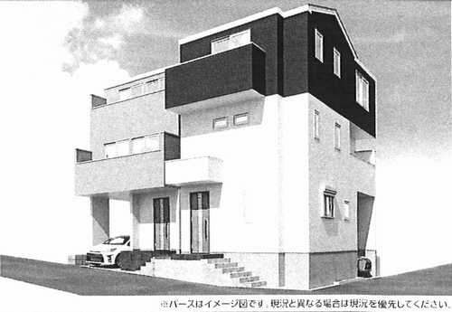 藤沢市片瀬1期　新築戸建全1棟　の外観