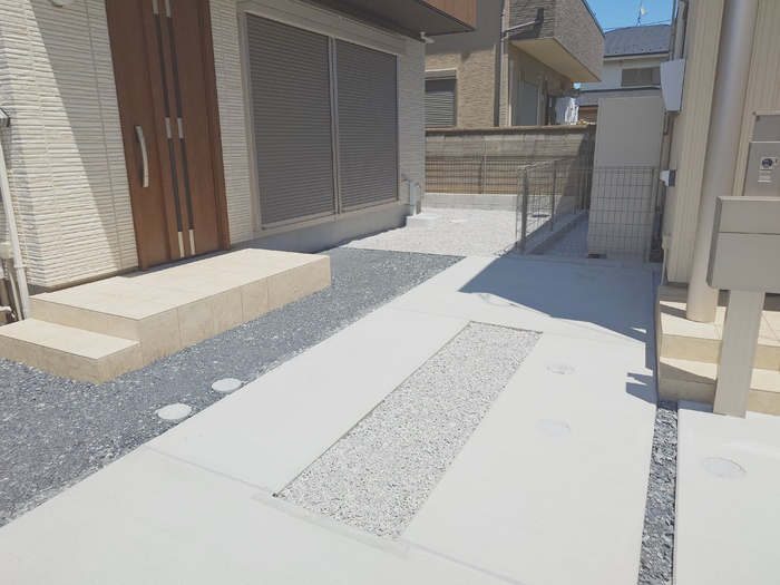 国立市谷保戸建　Aの駐車場