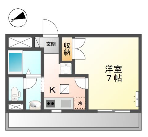 Queue Villageの間取り